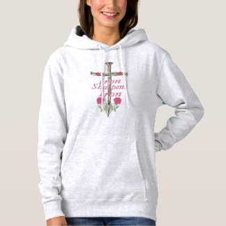 Eisen schärft Eisen Christliches Damen Kapuzen-T-S Hoodie