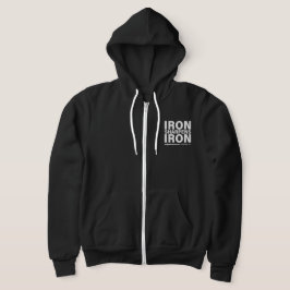 Eisen Sharpens Eisen Bella + Leinwand Zip-Up Hoodi Hoodie