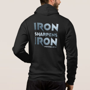 Eisen Sharpens Eisen - Christliches Men & Women Pr Hoodie