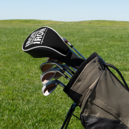 Eisen Sharpens Eisen Schwarz-Weiß Golf Headcover