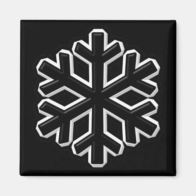 Eisen-Snowflake Magnet (Vorne)