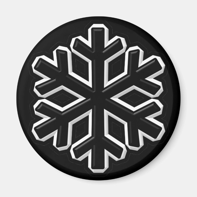 Eisen-Snowflake Magnet (Vorne)