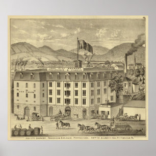 Eisen-Stadt Brauerei, Frauenheim und Vilsack Poster