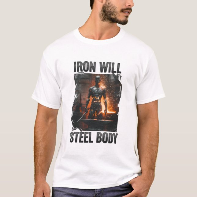 Eisen-Wille, Stahlkarosserie-Formgebung T-Shirt (Vorderseite)