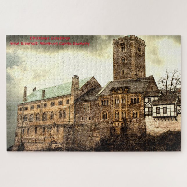Eisenach Wartburg Castle Deutschland. Jigsaw Puzzl (Horizontal)