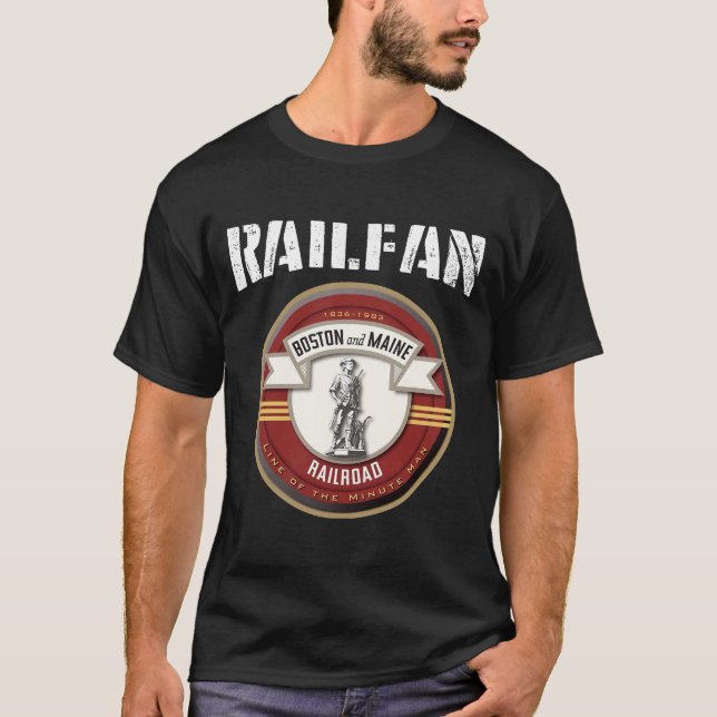 Eisenbahn Boston und Maine T-Shirt (Vorderseite)