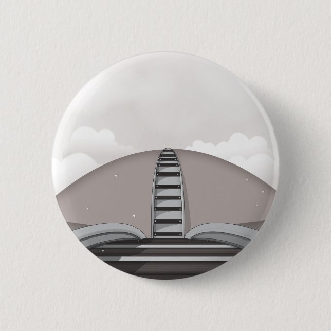 Eisenbahn Button (Vorderseite)