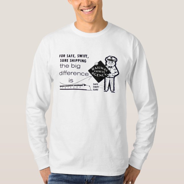 Eisenbahn-Express-Agentur 1959 Sweatshirt-T - Shir T-Shirt (Vorderseite)