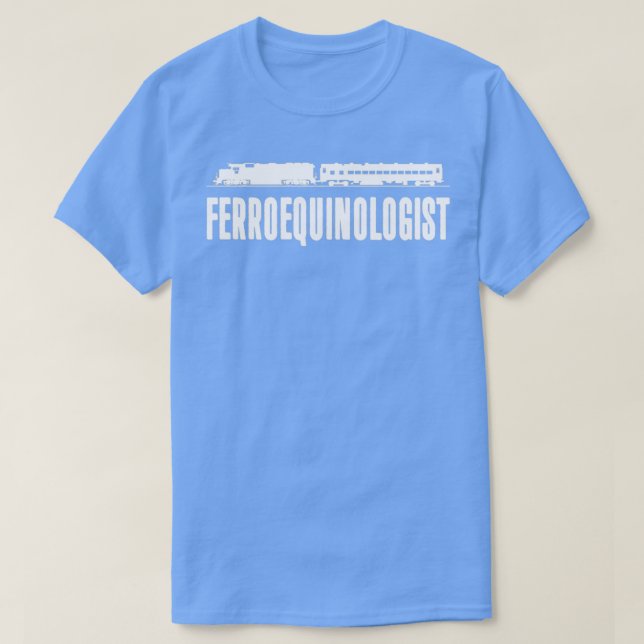 Eisenbahn-Ferroequinologe T-Shirt (Design vorne)
