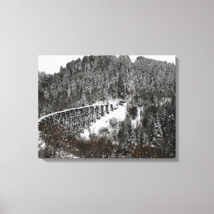 Eisenbahn-Gestell an Cloudcroft New Mexiko Leinwanddruck
