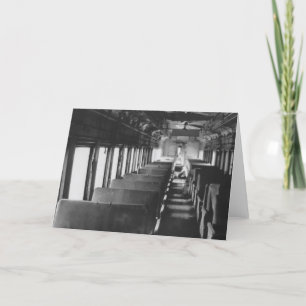 Eisenbahn-Grußkarte Karte