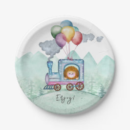 Eisenbahn-Kids-Zug Pappteller