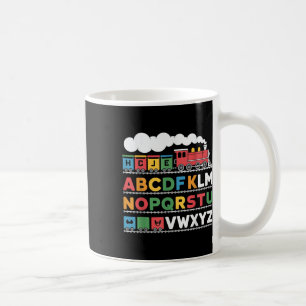 Eisenbahn Lover Abc Alphabet A-z Abcs Kinderg Kaffeetasse