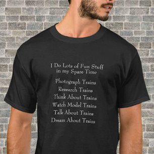 Eisenbahn-Lover-Ventilator - Was ich in der Freize T-Shirt