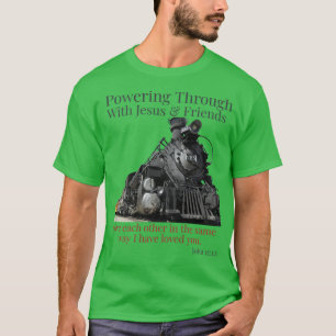 Eisenbahn mit Jesus John 151 T-Shirt