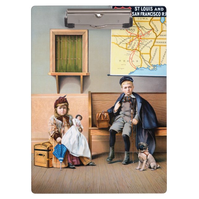 EISENBAHN-PLAKAT, 1898 KLEMMBRETT (Vorderseite)