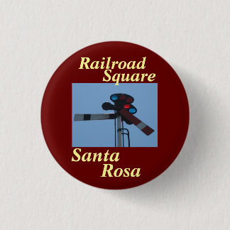 Eisenbahn Quadrat. Knopf Button