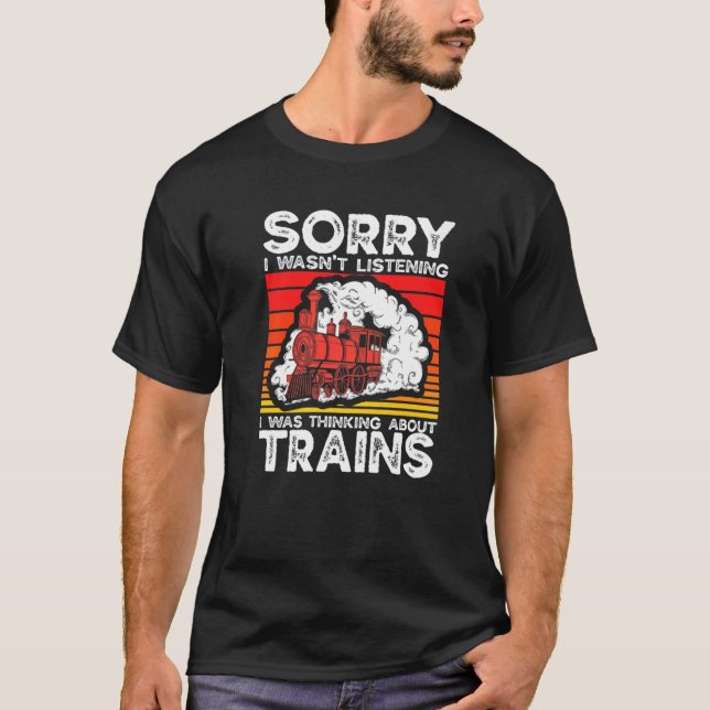 Eisenbahn-Sammlerbahn I dachte ab T-Shirt (Vorderseite)