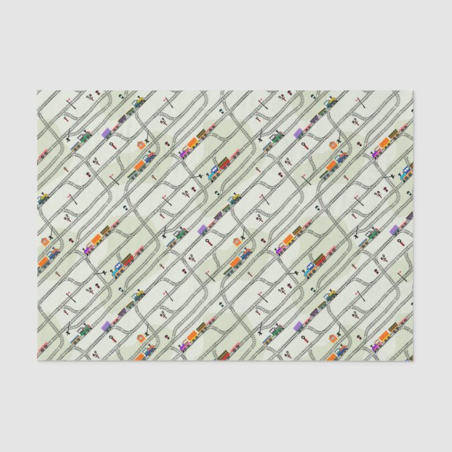 Eisenbahn Seidenpapier (Vorderseite)