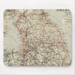 Eisenbahn, statistisches England, Wales Mousepad