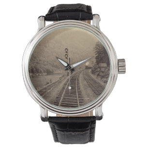 Eisenbahn-u. Zug-Uhr - Railroad Reihe #1 Armbanduhr