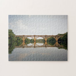 Eisenbahnbrücke in Fredericksburg Virginia