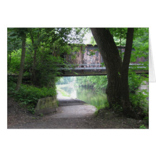 Eisenbahnbrücke über den Alten Champlain Kanal