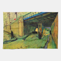 Eisenbahnbrücke über Montmajour durch Vincent van 