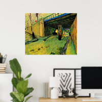 Eisenbahnbrücke über Montmajour durch Vincent van 