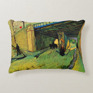 Eisenbahnbrücke über Montmajour von Vincent van Go Dekokissen