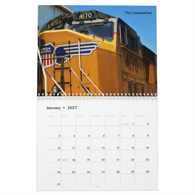 Eisenbahnen 2012 kalender (Jan 2027)