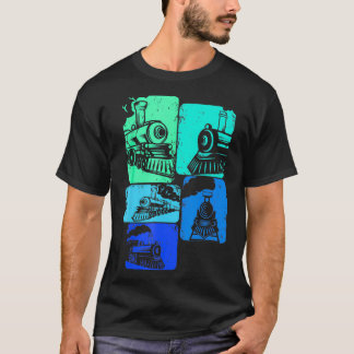 Eisenbahningenieur Eisenbahn Dampfzug Locomo T-Shirt