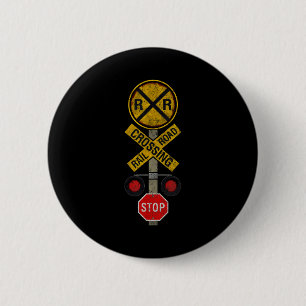 Eisenbahnkreuzung Lokomotive Modell Zugliebhaber S Button