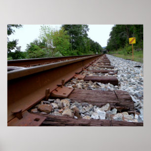 Eisenbahnlinie Poster