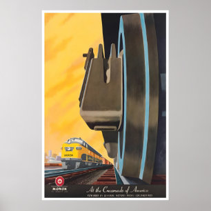 Eisenbahnplakat Bern Hill Art Zug Druck Poster