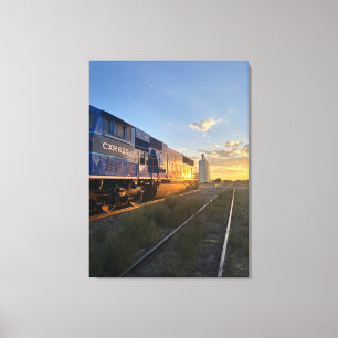 Eisenbahnstadt Leinwanddruck