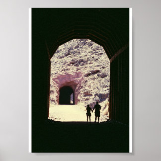 Eisenbahntunnel nahe Lake Mead - Nevada Poster