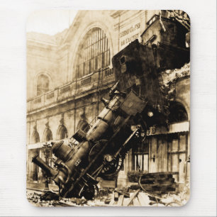 Eisenbahnunfall am Montparnasse, 22. Oktober 1895 Mousepad
