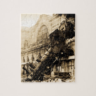 Eisenbahnunfall von Montparnasse 1895 Vintage