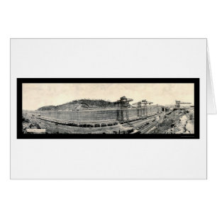 Eisenbahnzug Panama Canal Foto 1913