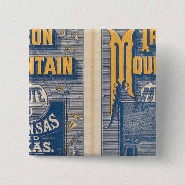 Eisenbergroute Button (Vorderseite)