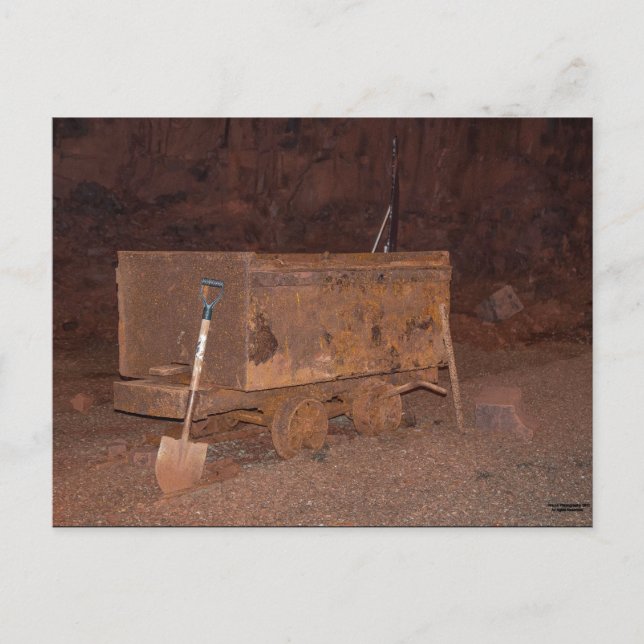 Eisenerz-Auto, Postkarte (Vorderseite)