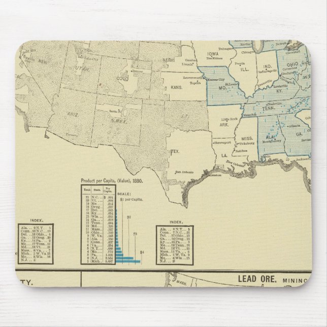 Eisenerzberggebiete Mousepad (Vorne)