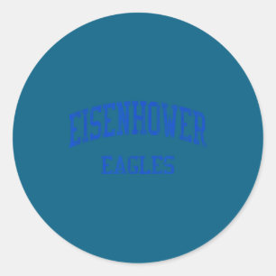 Eisenhower High School Hs Shelby Township Mi Siege Runder Aufkleber