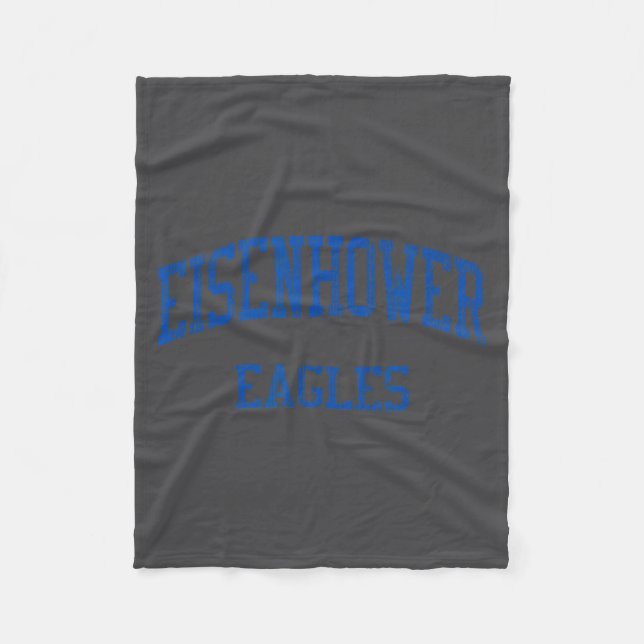 Eisenhower High School Hs Shelby Township Mi Vinta Fleecedecke (Vorderseite)