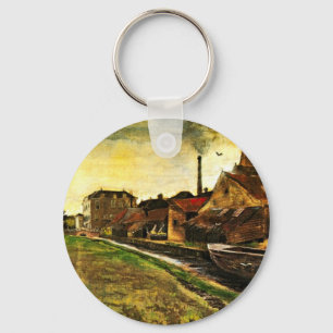 Eisenhütte in Den Haag von Vincent van Gogh Schlüsselanhänger