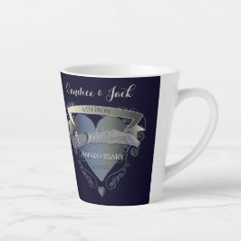 Eisenkerne-Emblem für das 6. Hochzeitstag Milchtasse