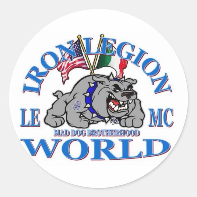 EISENLEGION LEMC MAD DOG BROTHERHOOD STICKER (Vorderseite)