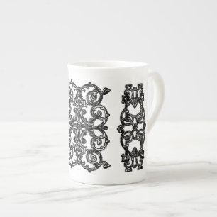 Eisenmitte-Geländer-Tasse  Prozellantasse