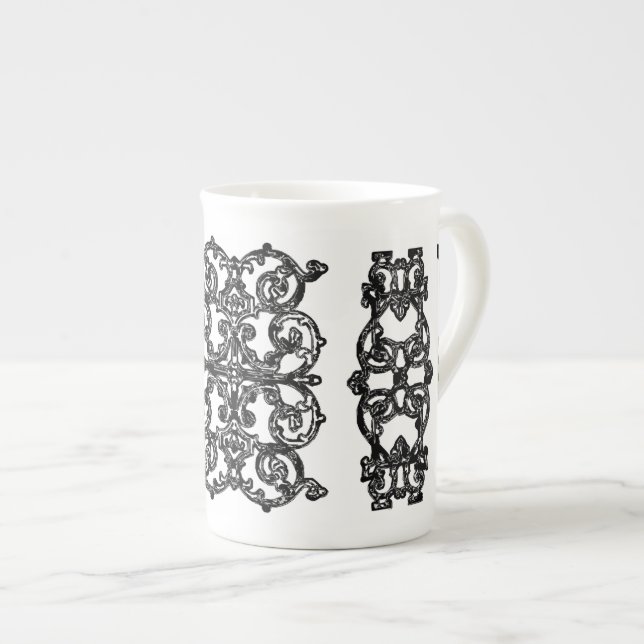 Eisenmitte-Geländer-Tasse  Prozellantasse (Vorderseite Rechts)
